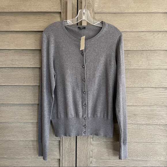 Ann Taylor Sweaters - NWT Ann Taylor Cardigan Sweater - Gray - Large
